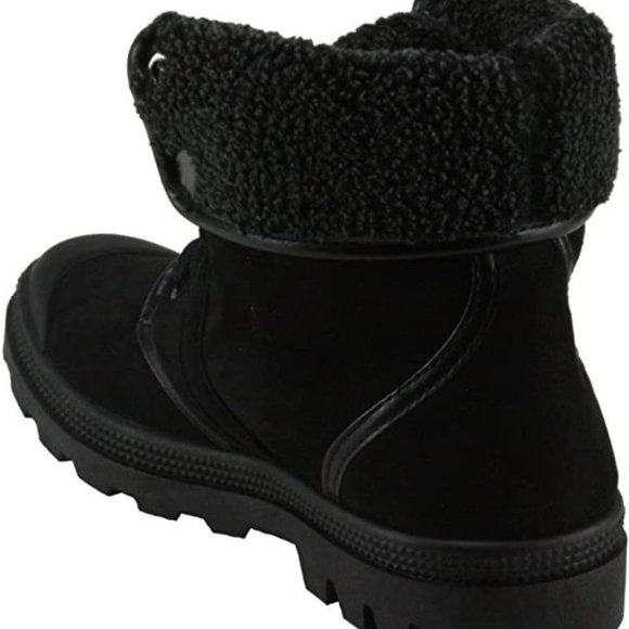 Refresh Women's Evan-01 Faux Suede Cap-Toe Flip-top Ankle Boots Size 10 - Picture 13 of 16